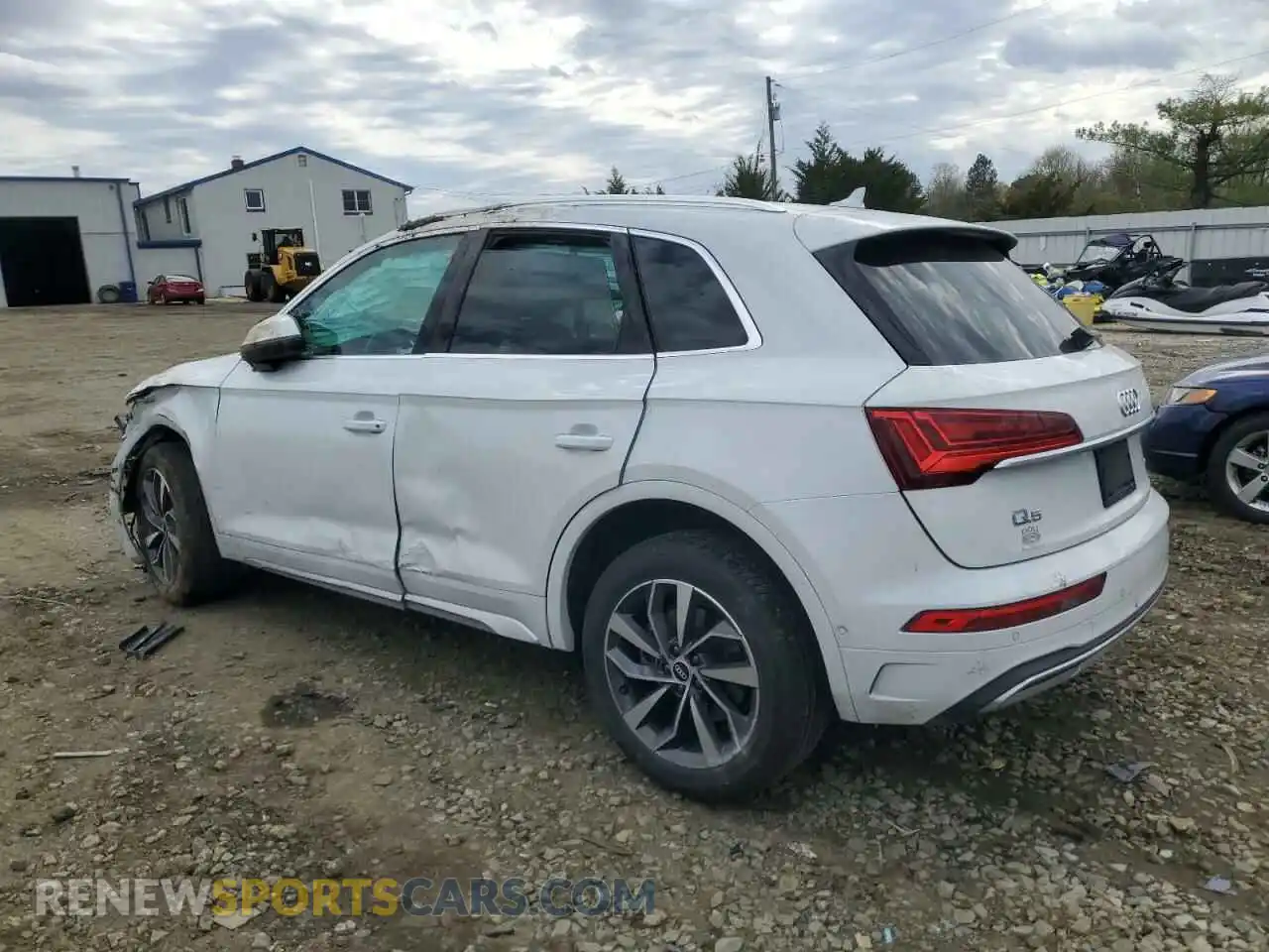 2 Photograph of a damaged car WA1CAAFY7M2097571 AUDI Q5 2021