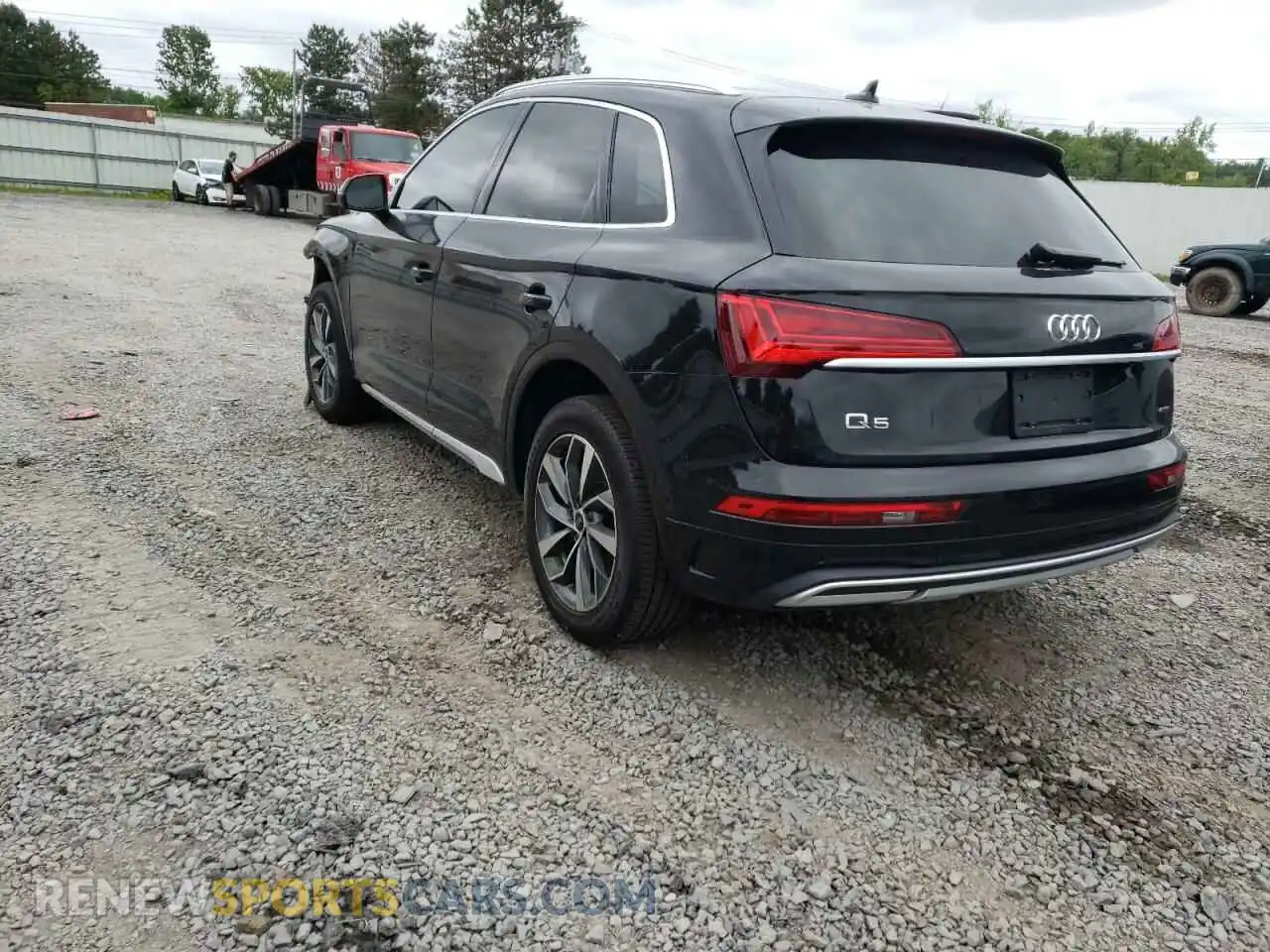 3 fotografías del automóvil dañado WA1CAAFY8M2010857 AUDI Q5 2021