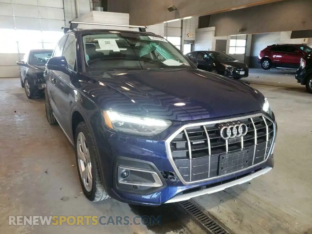 1 Photograph of a damaged car WA1CAAFY8M2021129 AUDI Q5 2021