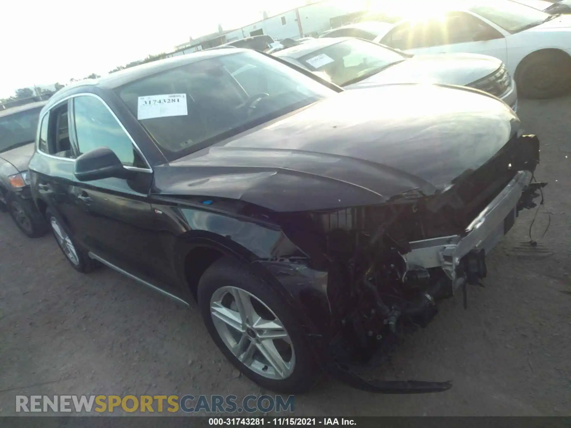 1 Photograph of a damaged car WA1E2AFY1M2042331 AUDI Q5 2021