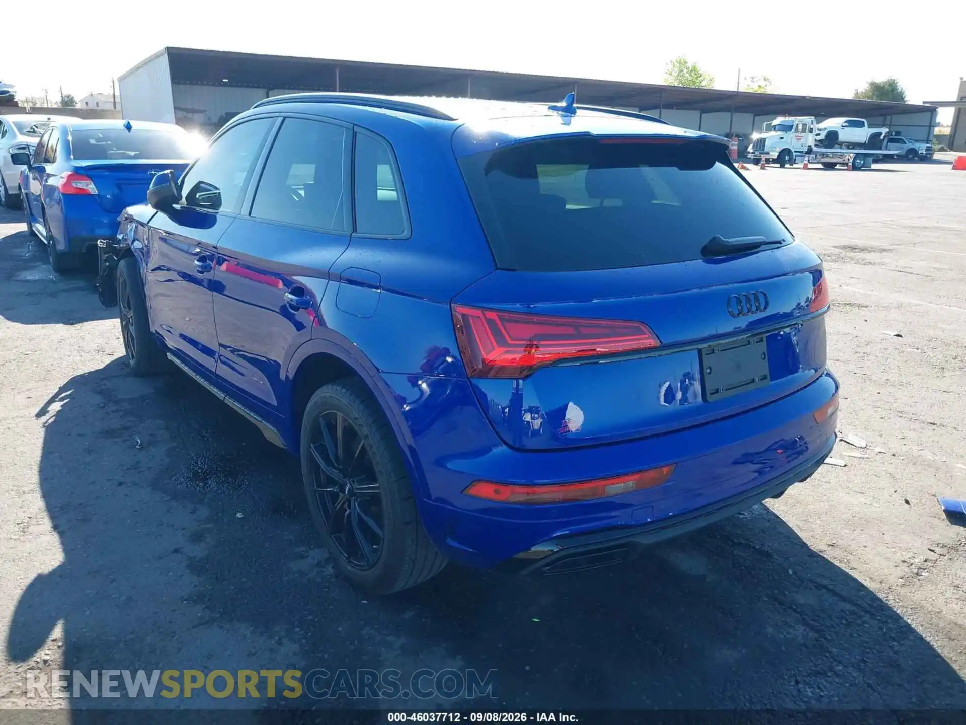 3 fotografías del automóvil dañado WA1E2AFY6M2042888 AUDI Q5 2021