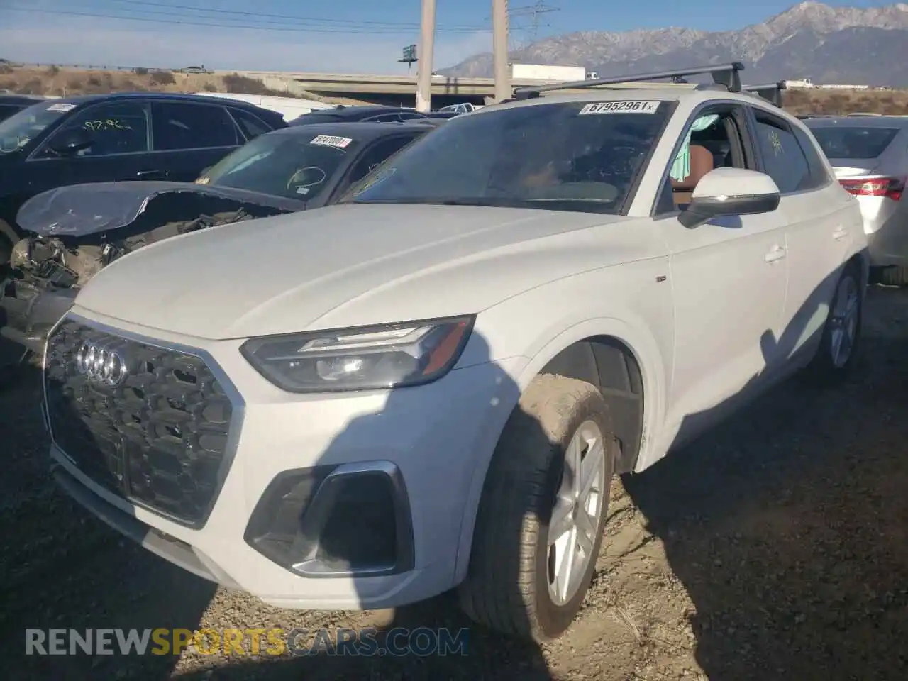 2 Photograph of a damaged car WA1E2AFY7M2042415 AUDI Q5 2021