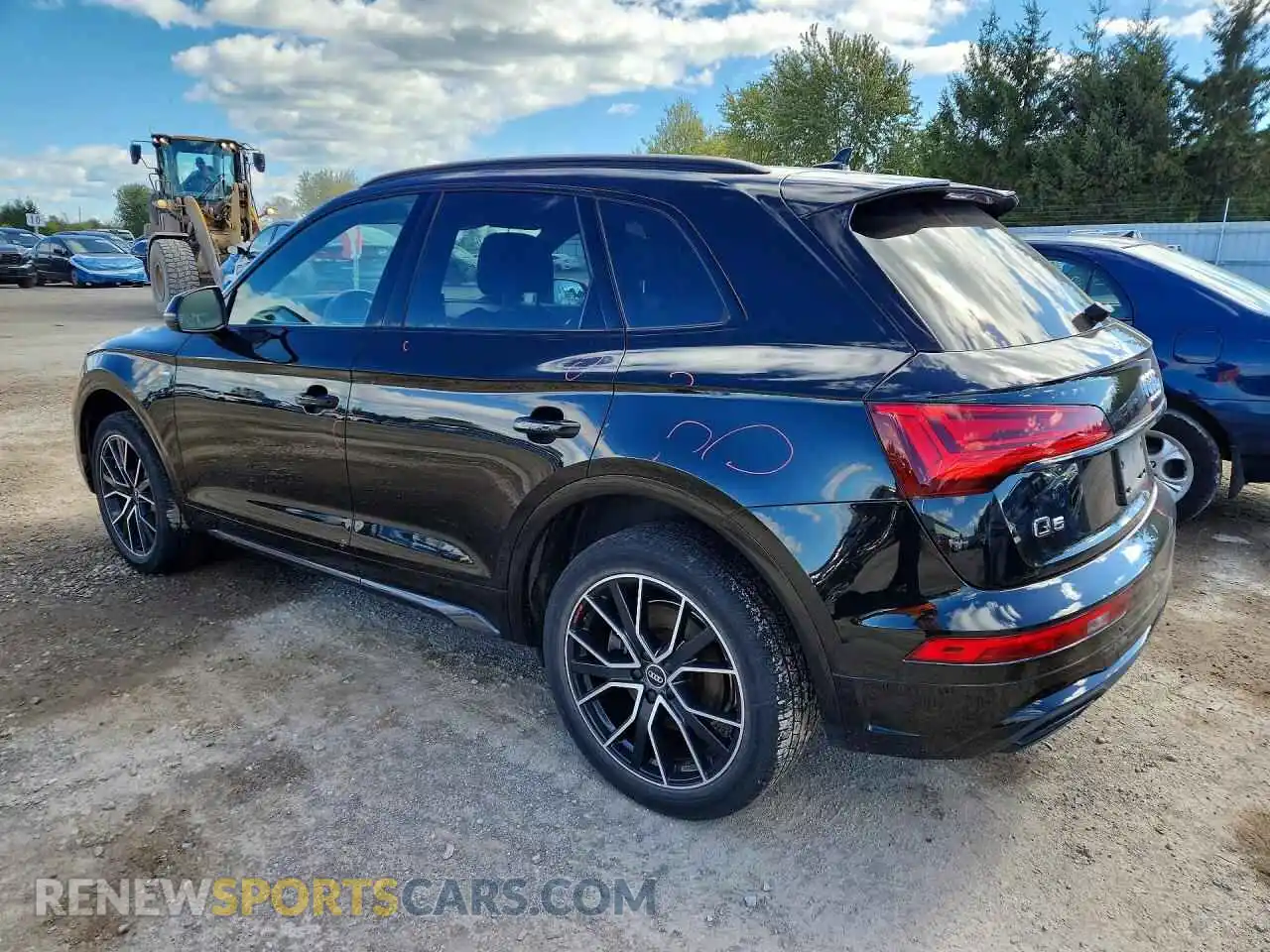 2 Фотография поврежденного автомобиля WA1EAAFY7M2080763 AUDI Q5 2021