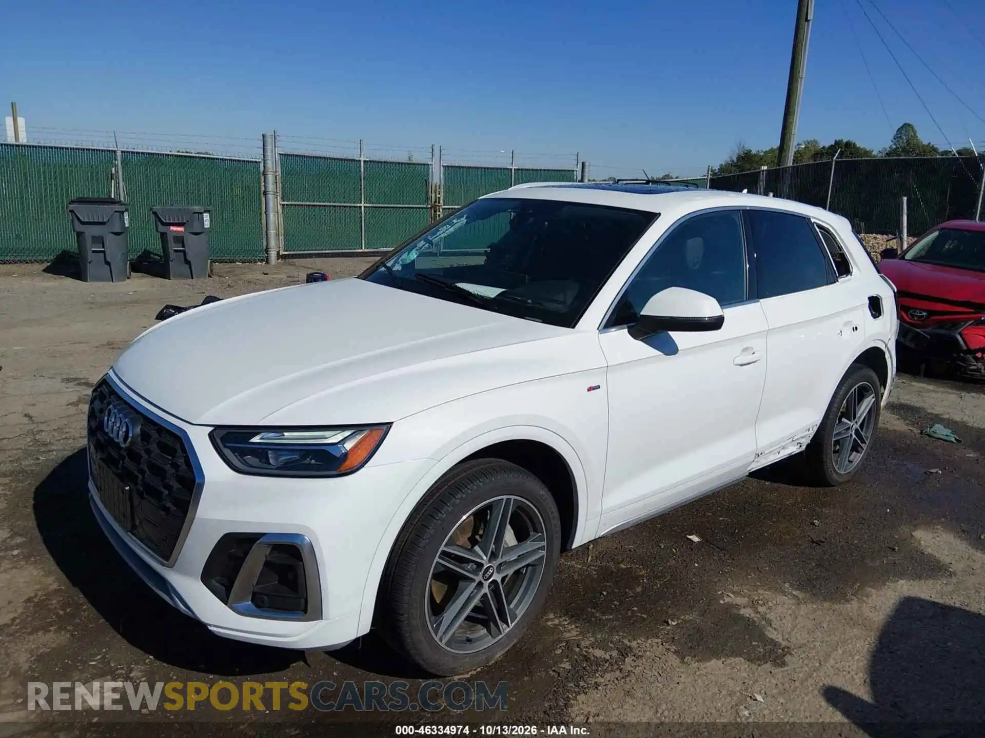 2 fotografías del automóvil dañado WA1G2AFYXM2073733 AUDI Q5 2021