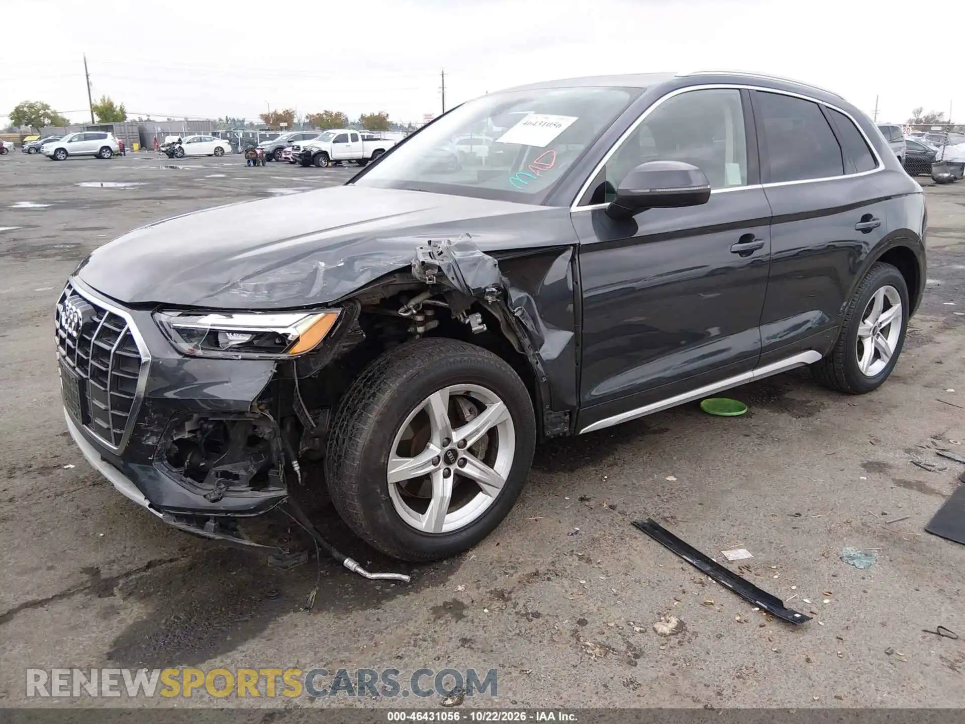 2 Фотография поврежденного автомобиля WA1ABAFY4N2123288 AUDI Q5 2022