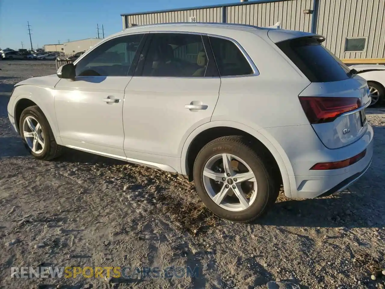 2 fotografías del automóvil dañado WA1ABAFY4N2125090 AUDI Q5 2022