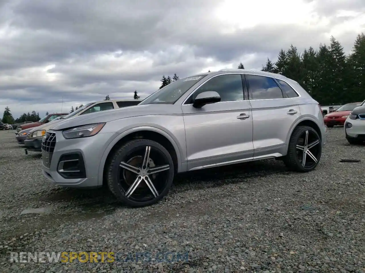 1 fotografías del automóvil dañado WA1ABAFYXN2119035 AUDI Q5 2022