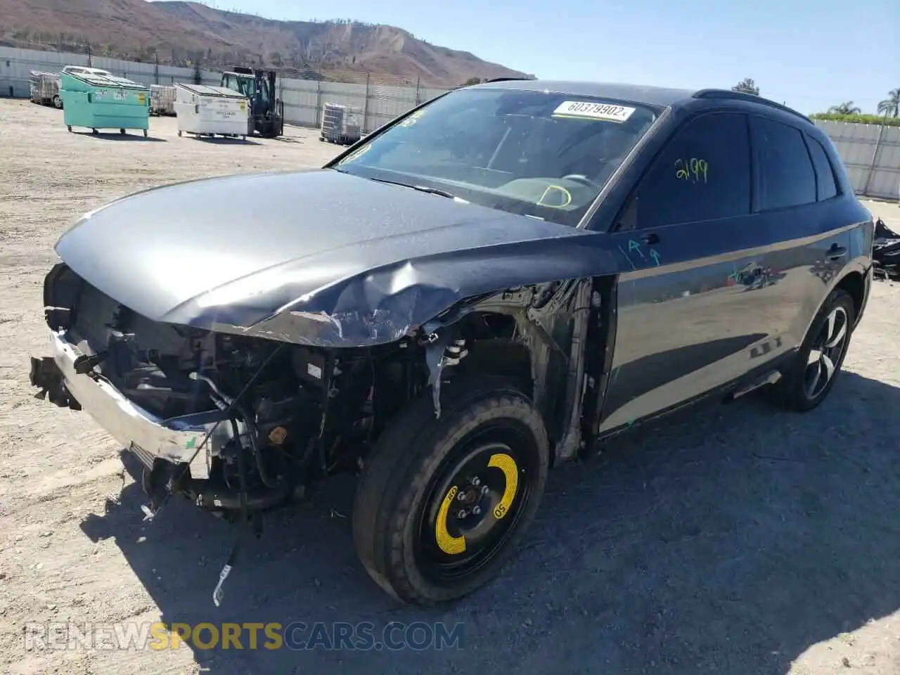 2 fotografías del automóvil dañado WA1EAAFY3N2022800 AUDI Q5 2022