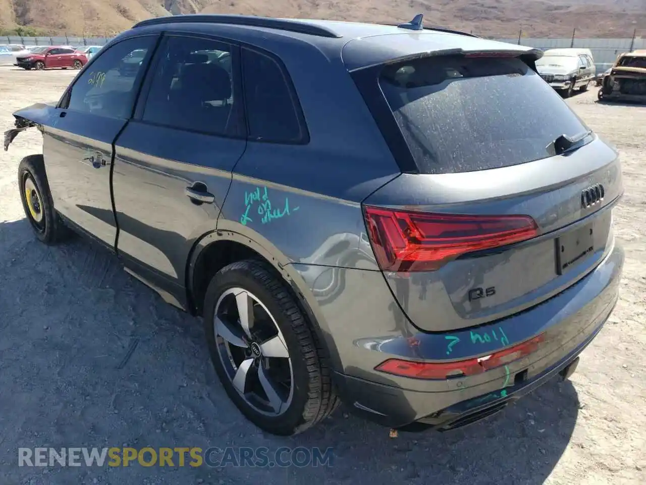 3 fotografías del automóvil dañado WA1EAAFY3N2022800 AUDI Q5 2022