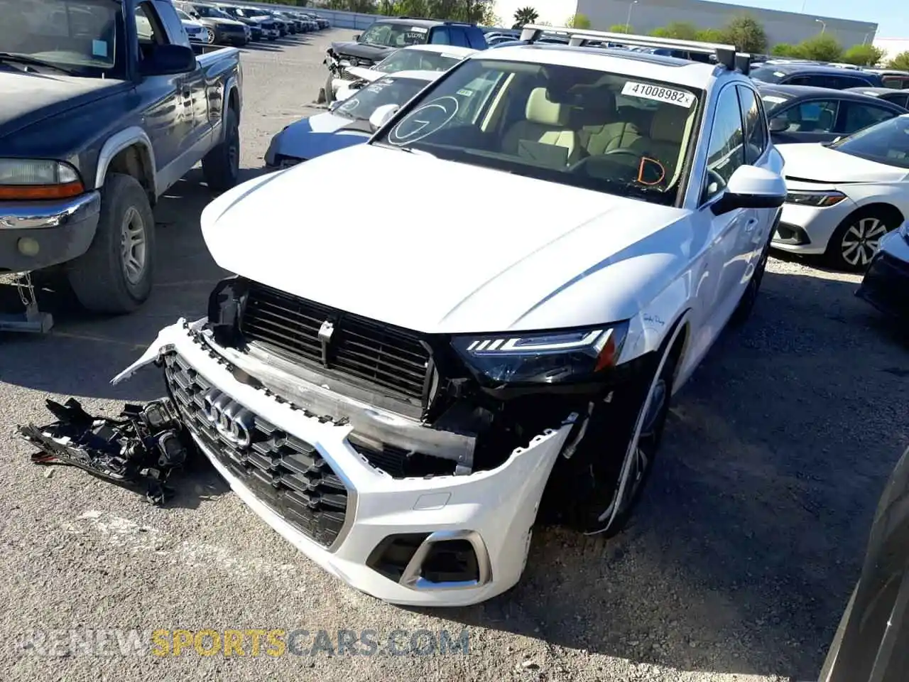 2 Photograph of a damaged car WA1FAAFY7N2054234 AUDI Q5 2022
