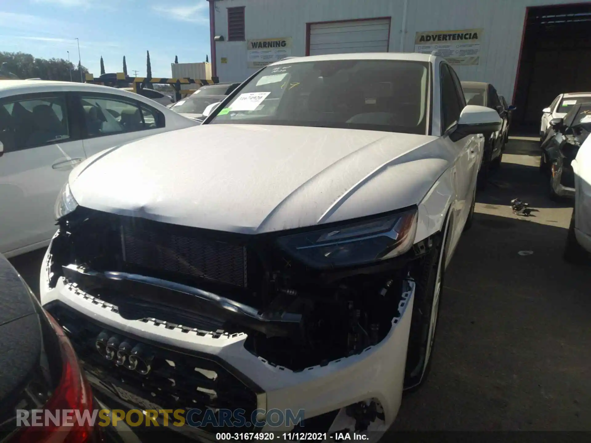 2 Photograph of a damaged car WA1G2AFY5N2003834 AUDI Q5 2022