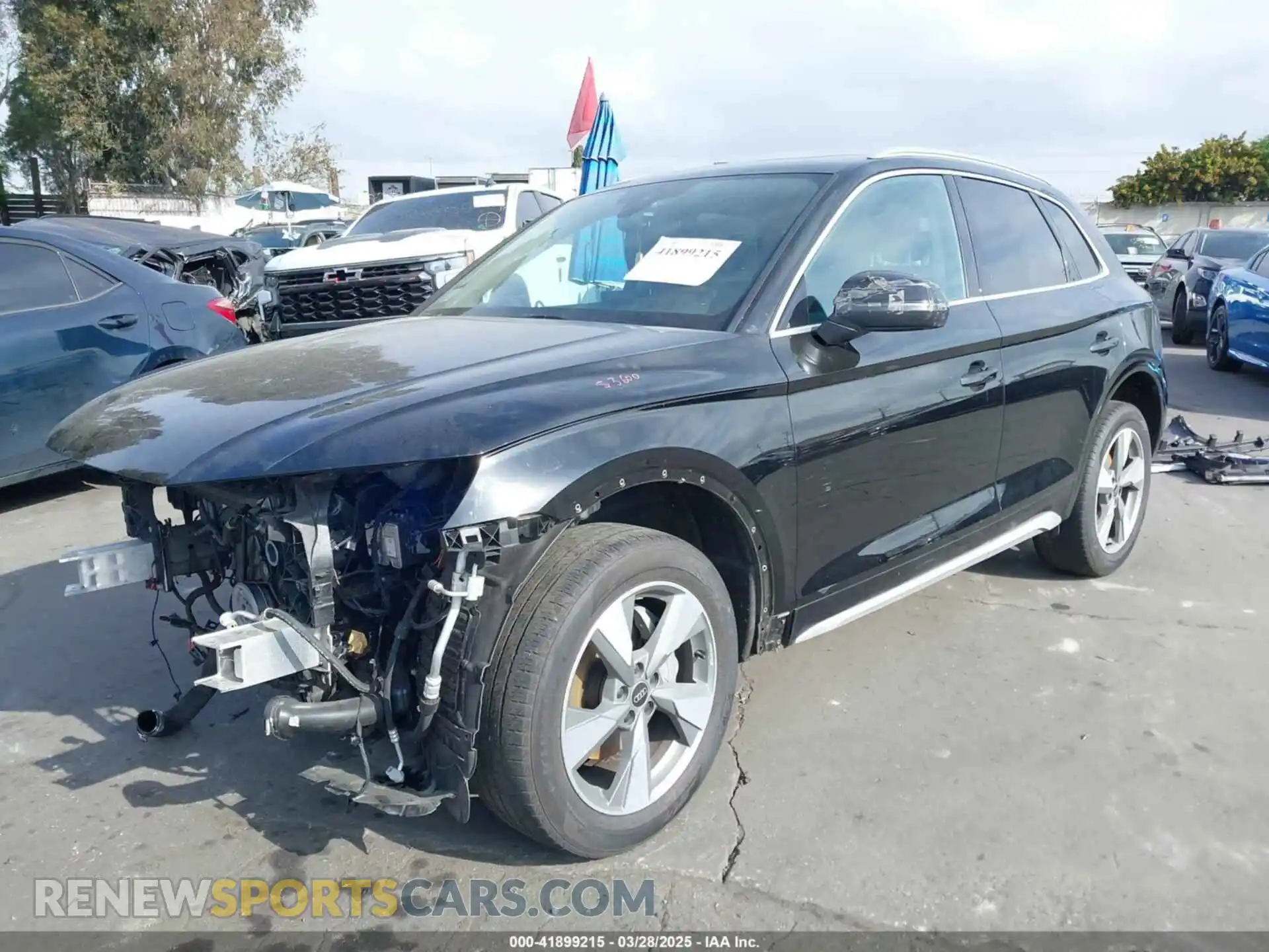 2 Photograph of a damaged car WA1ABAFY0P2193566 AUDI Q5 2023