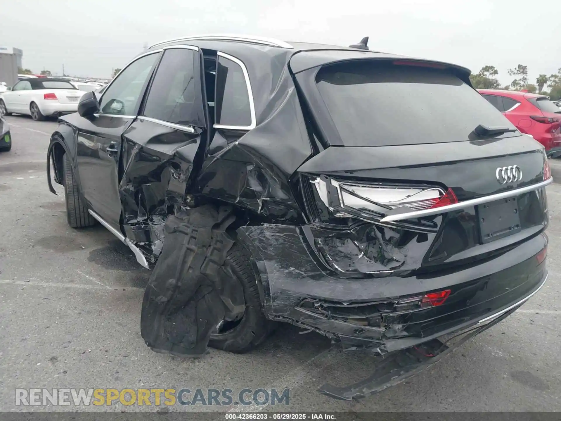 3 fotografías del automóvil dañado WA1ABAFY2P2069296 AUDI Q5 2023