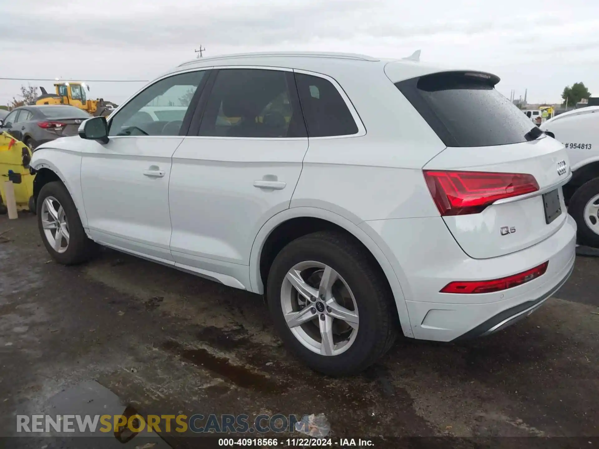 3 fotografías del automóvil dañado WA1ABAFY5P2013742 AUDI Q5 2023