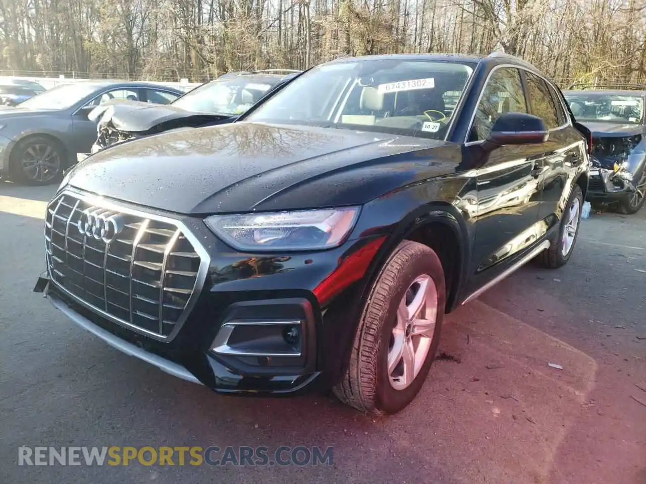 1 Photograph of a damaged car WA1ABAFY8P2017378 AUDI Q5 2023