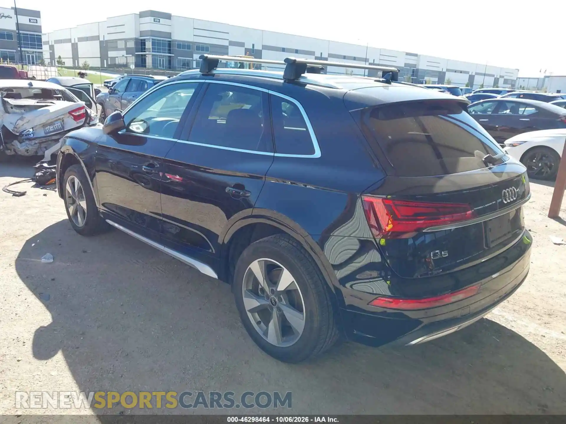 3 fotografías del automóvil dañado WA1ABAFY8P2052244 AUDI Q5 2023