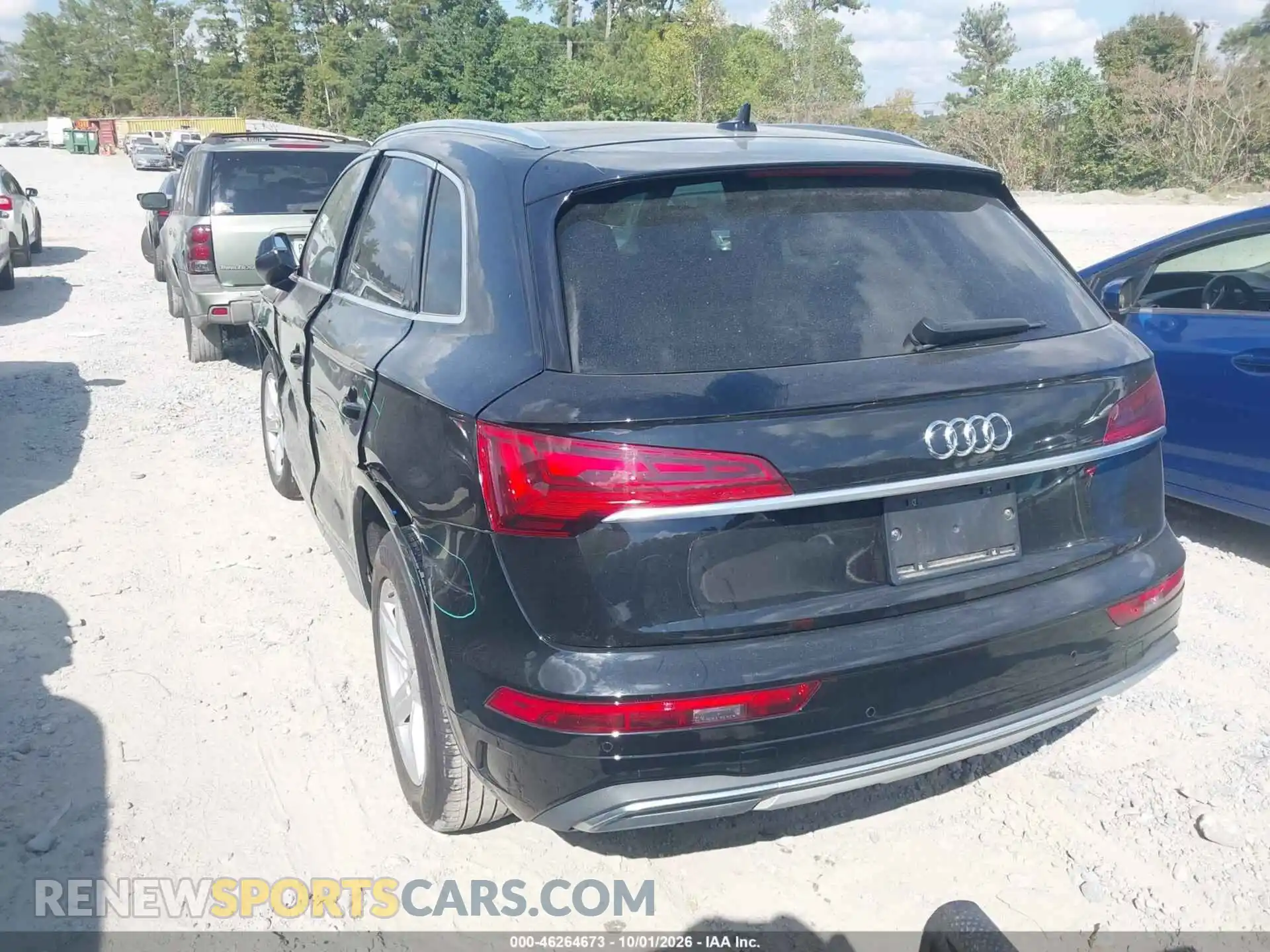 3 fotografías del automóvil dañado WA1ABAFY8P2064538 AUDI Q5 2023