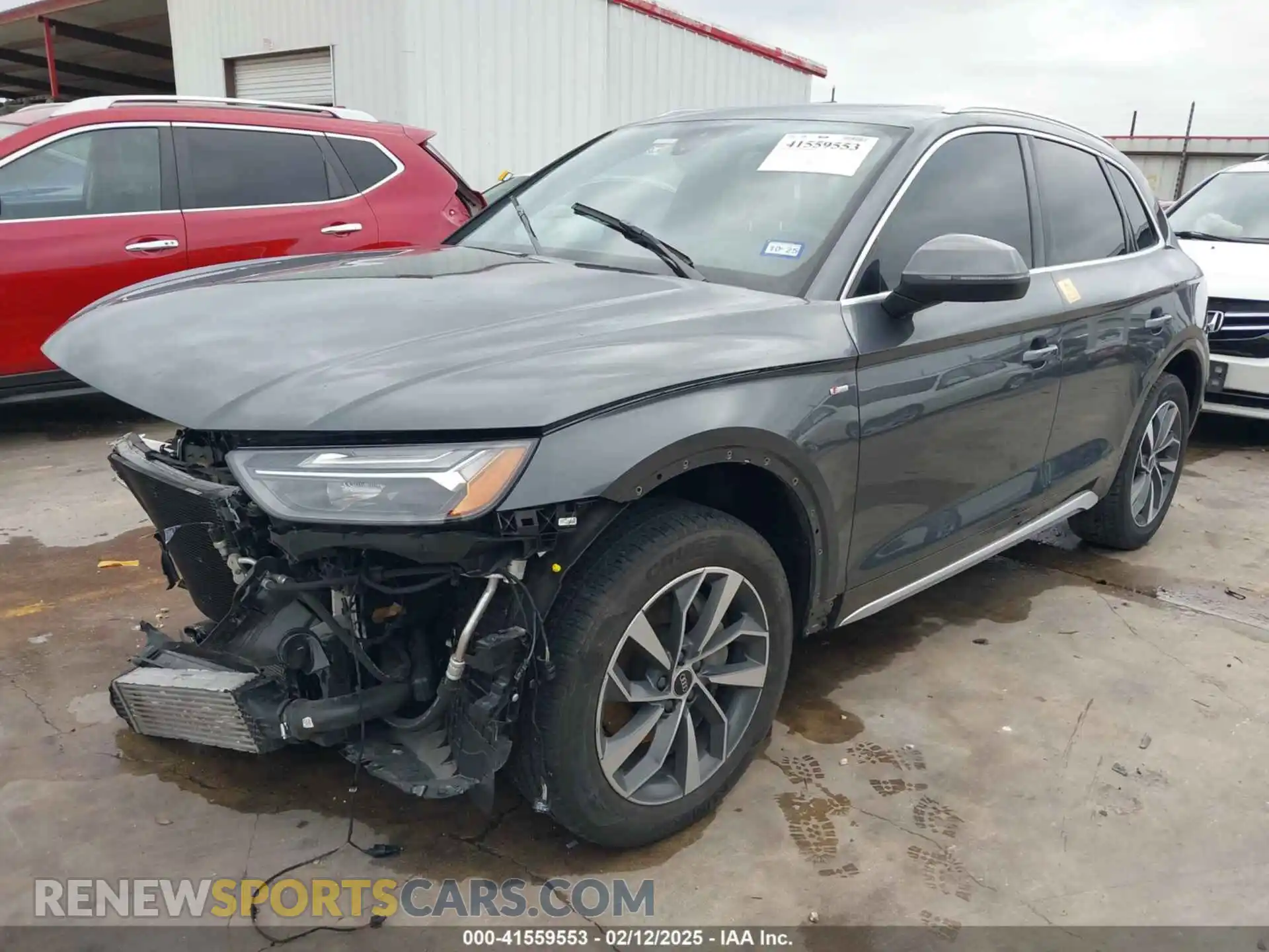 2 fotografías del automóvil dañado WA1EAAFY2P2019020 AUDI Q5 2023