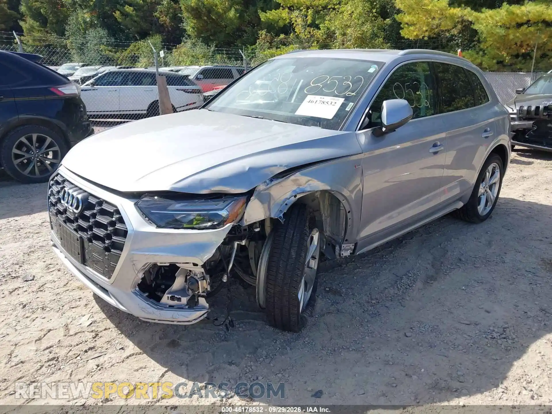 2 fotografías del automóvil dañado WA1EAAFY2P2055905 AUDI Q5 2023