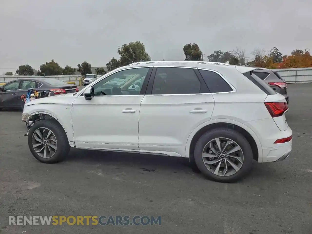 2 fotografías del automóvil dañado WA1EAAFY4P2101511 AUDI Q5 2023