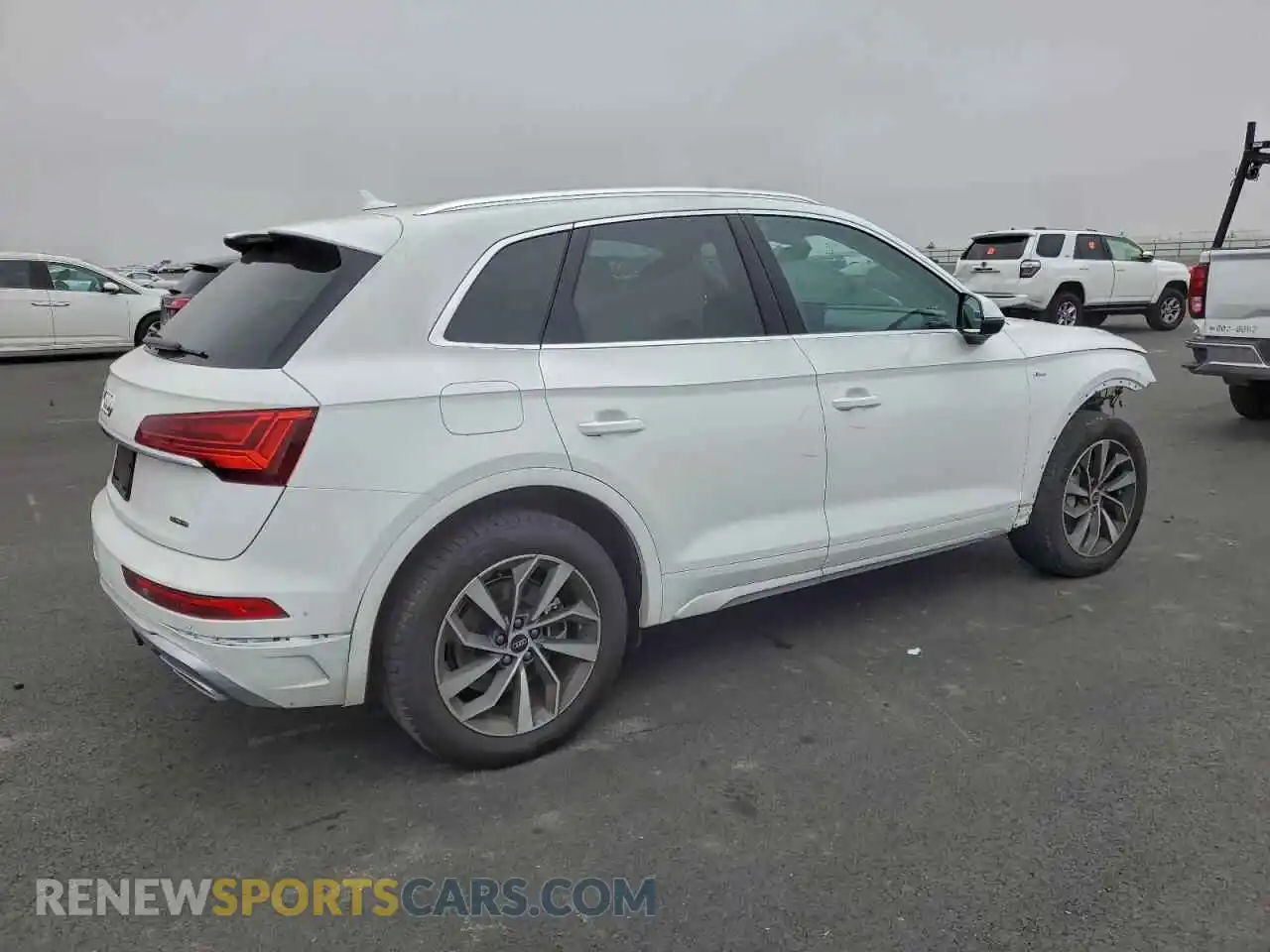 3 fotografías del automóvil dañado WA1EAAFY4P2101511 AUDI Q5 2023
