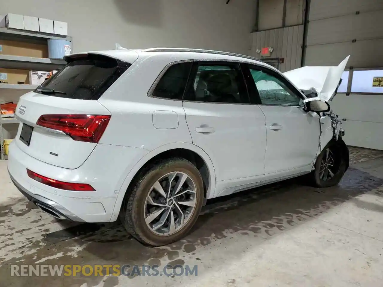 3 fotografías del automóvil dañado WA1FAAFY7P2165319 AUDI Q5 2023