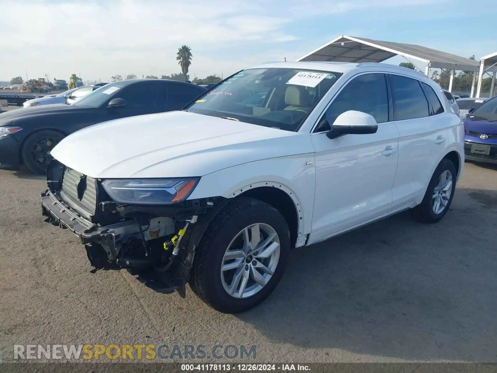 2 Photograph of a damaged car WA1GAAFYXP2116782 AUDI Q5 2023