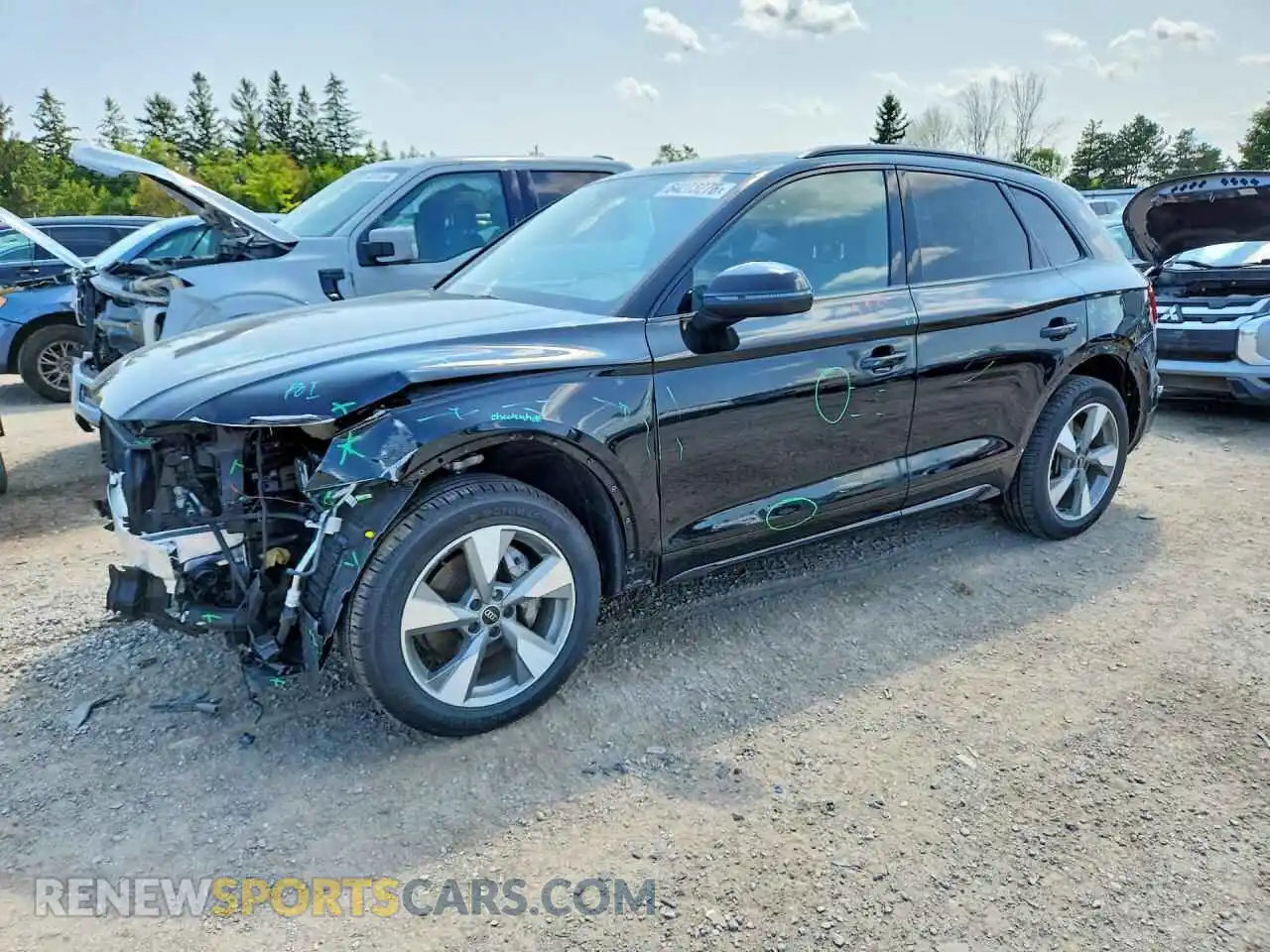 1 fotografías del automóvil dañado WA1AAAFY2R2057087 AUDI Q5 2024