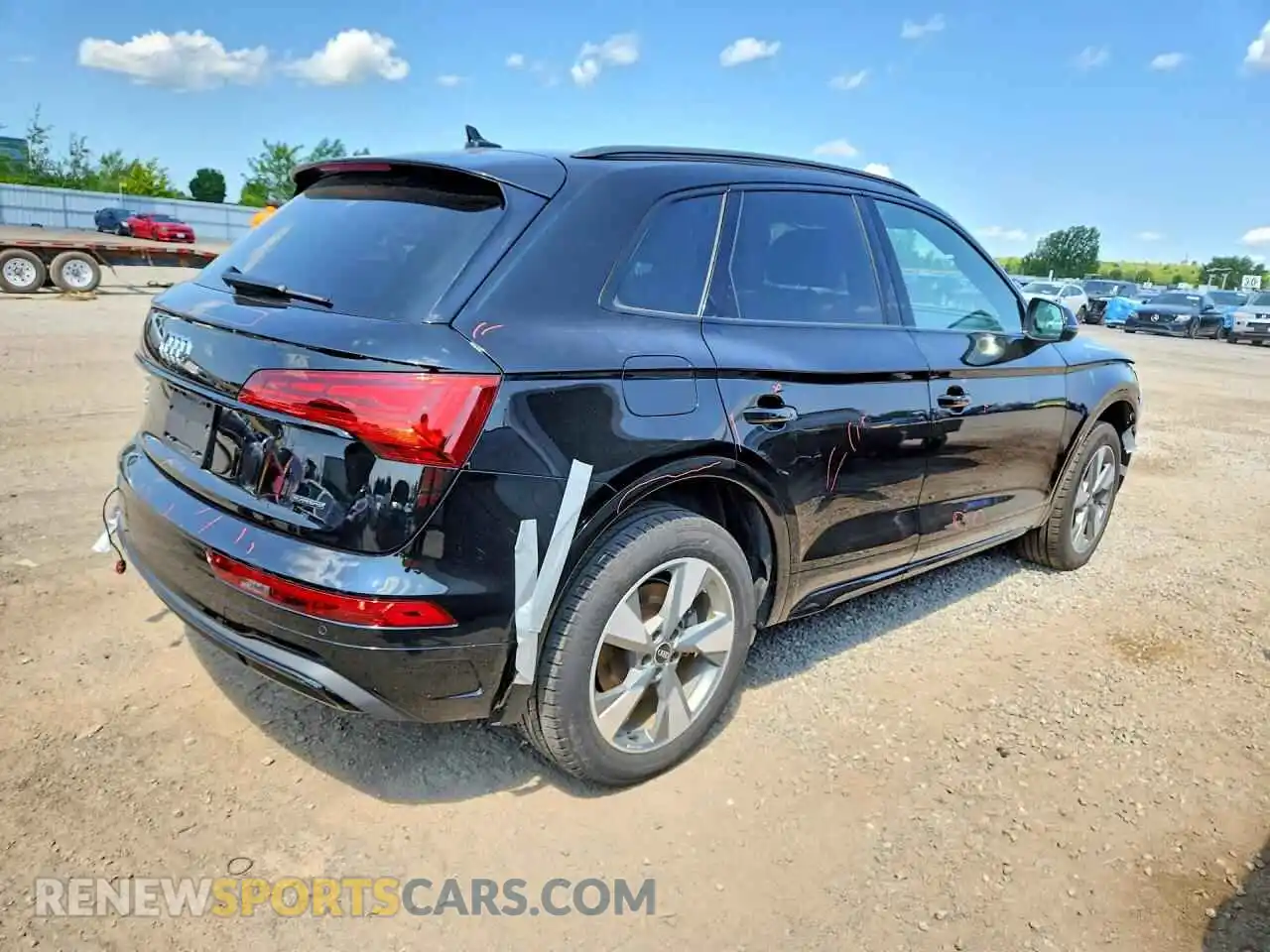 3 fotografías del automóvil dañado WA1AAAFY2R2057087 AUDI Q5 2024