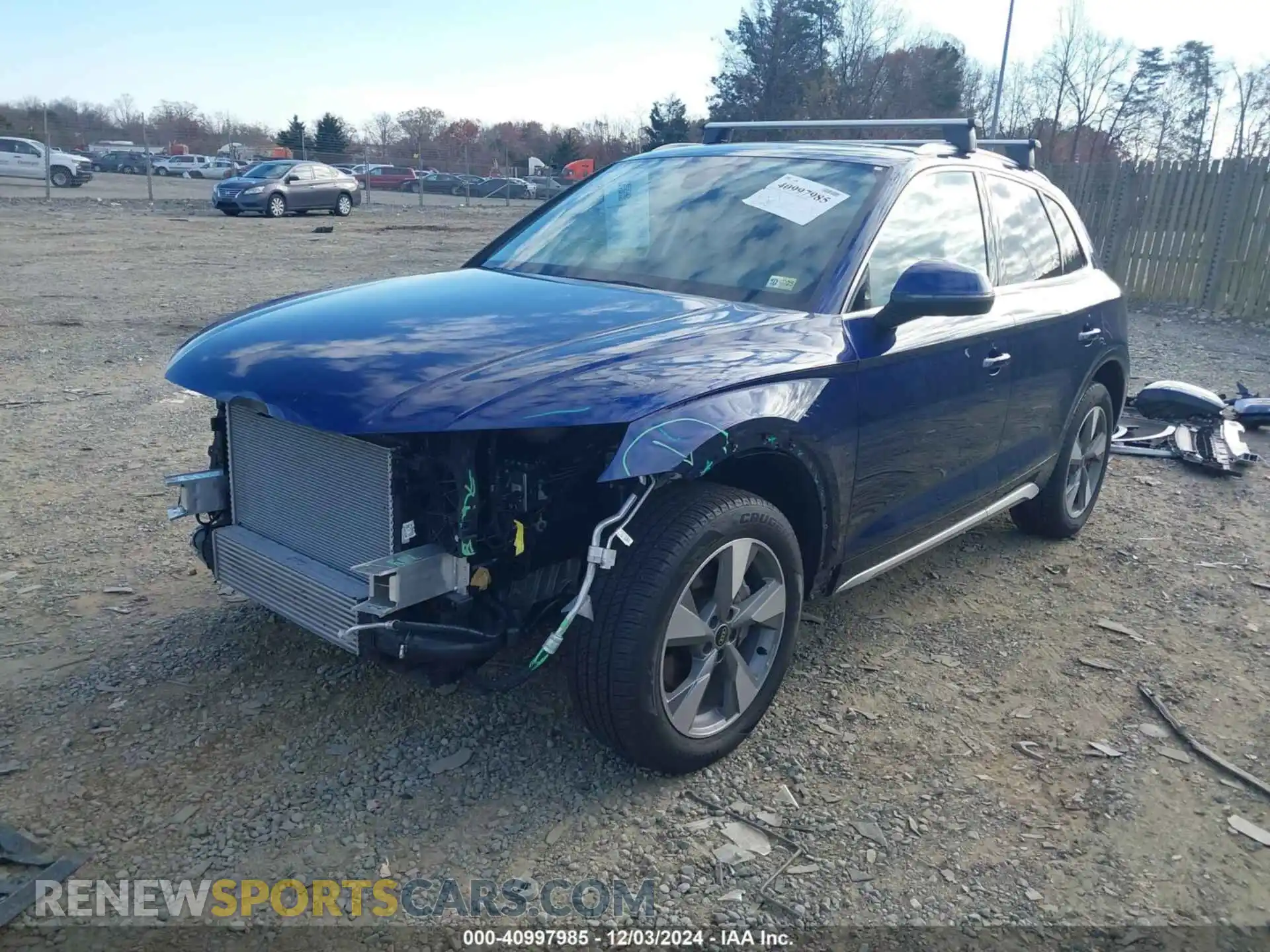 2 fotografías del automóvil dañado WA1ABAFYXR2004201 AUDI Q5 2024