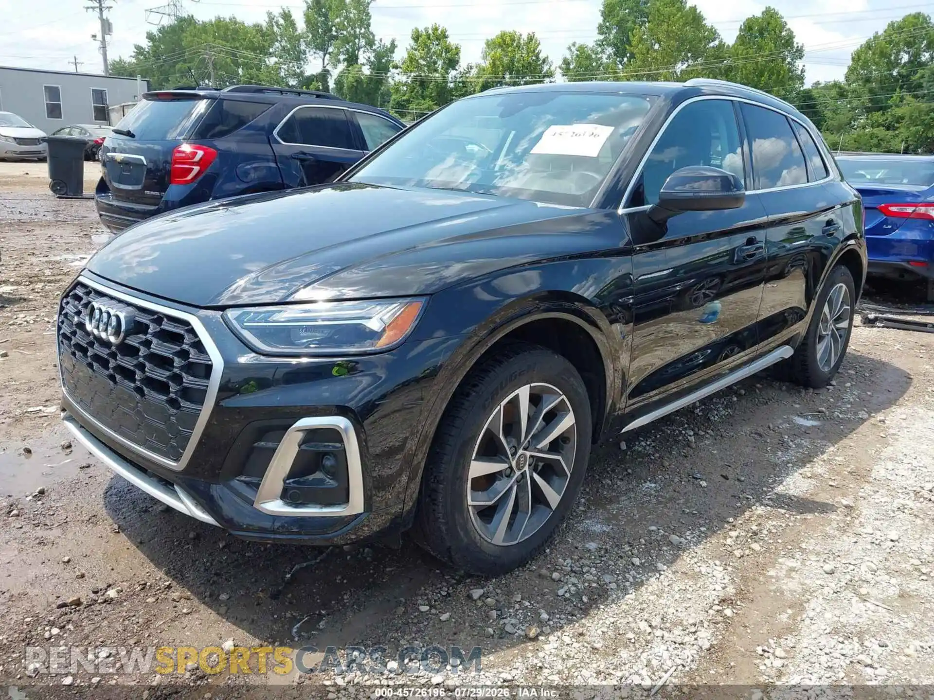 2 fotografías del automóvil dañado WA1GAAFY1R2053431 AUDI Q5 2024