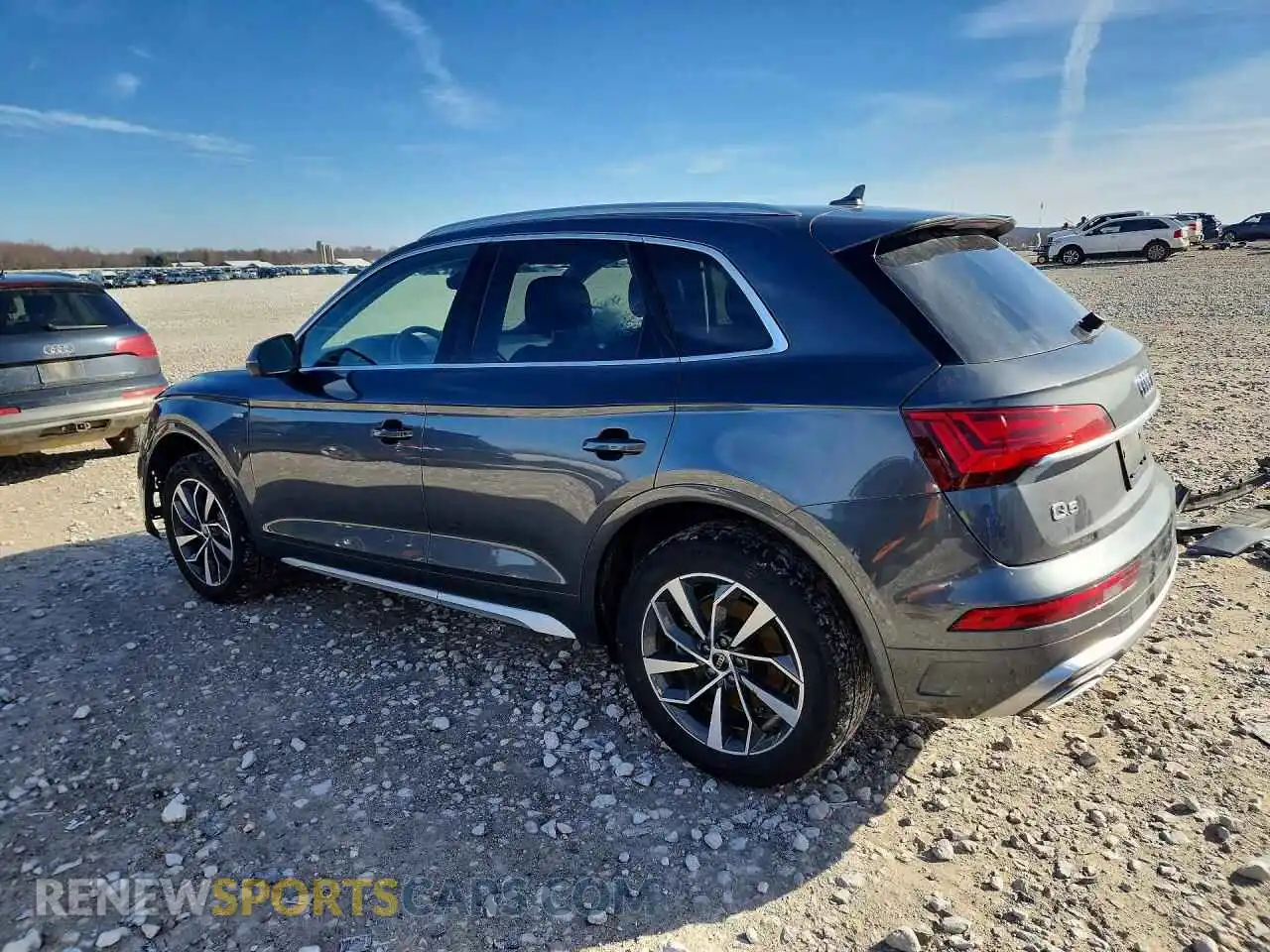 2 fotografías del automóvil dañado WA1GAAFY3R2036579 AUDI Q5 2024