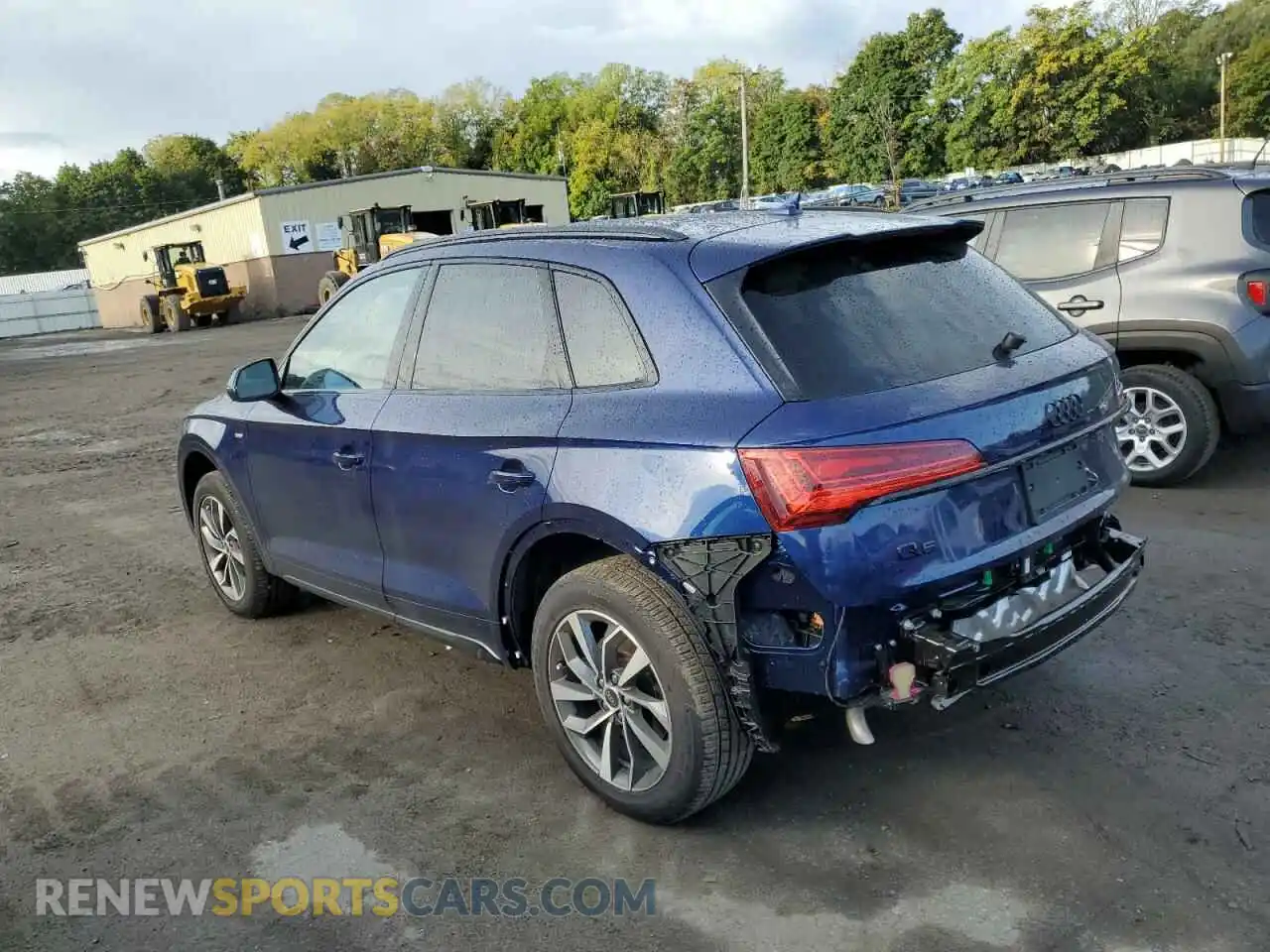 2 fotografías del automóvil dañado WA1GAAFY5R2116496 AUDI Q5 2024