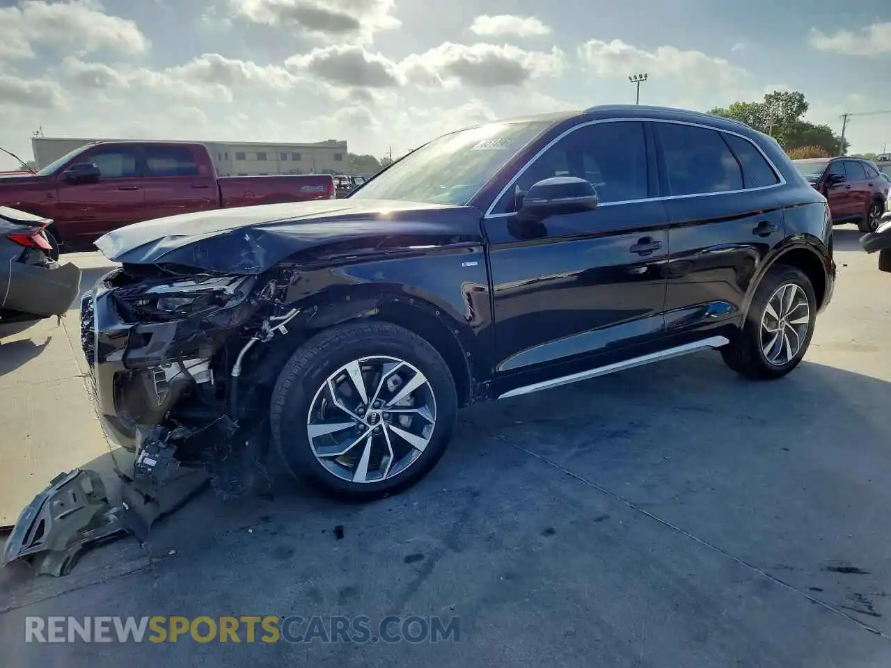 1 Photograph of a damaged car WA1GAAFY7R2070122 AUDI Q5 2024