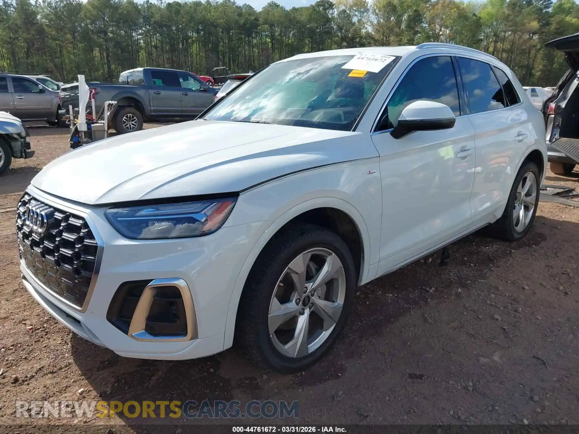 2 fotografías del automóvil dañado WA1EAAFYXS2013037 AUDI Q5 2025