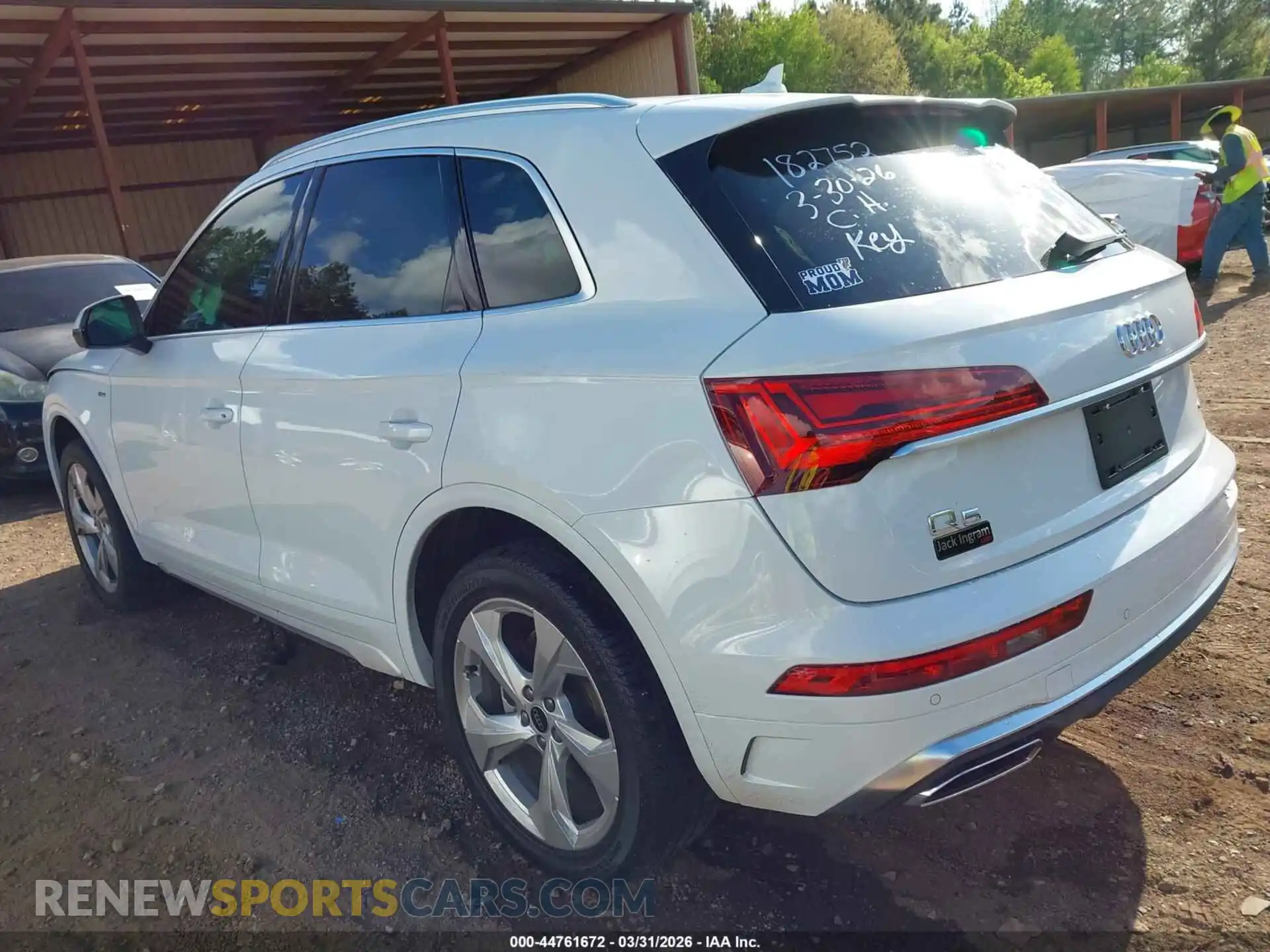3 fotografías del automóvil dañado WA1EAAFYXS2013037 AUDI Q5 2025