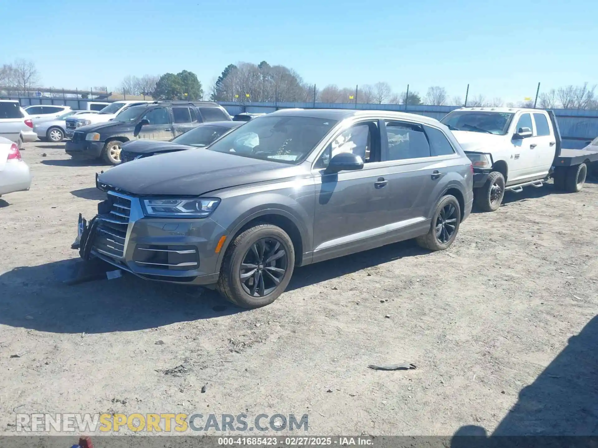 2 Photograph of a damaged car WA1AAAF71KD007167 AUDI Q7 2019