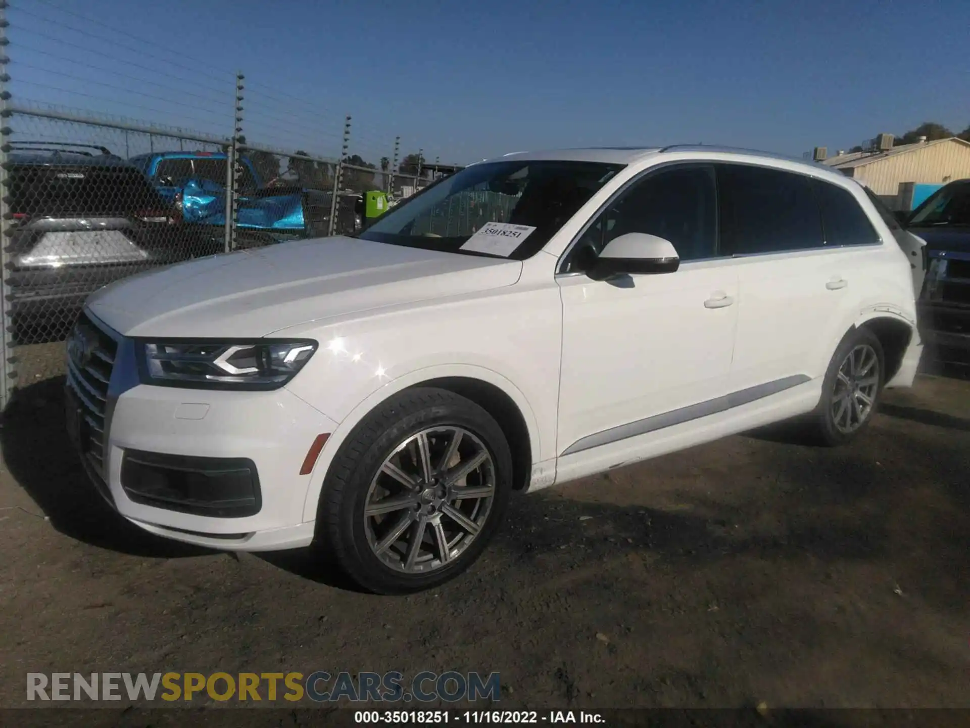 2 Photograph of a damaged car WA1AAAF72KD002575 AUDI Q7 2019