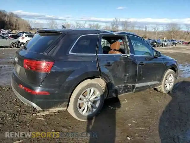 3 fotografías del automóvil dañado WA1AAAF72KD011499 AUDI Q7 2019