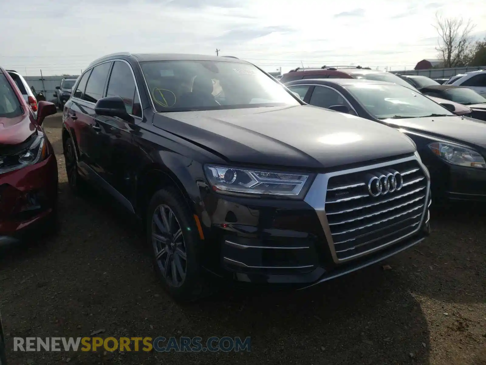 1 Photograph of a damaged car WA1AAAF75KD013604 AUDI Q7 2019