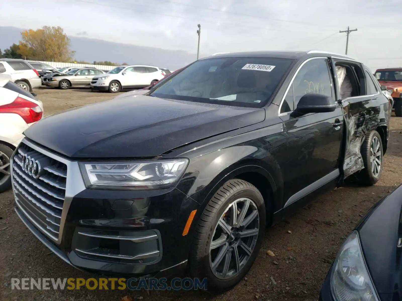 2 Photograph of a damaged car WA1AAAF75KD013604 AUDI Q7 2019