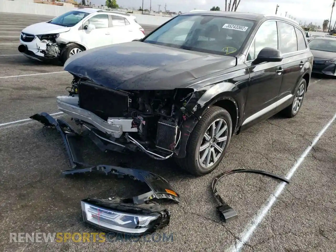 2 Photograph of a damaged car WA1AAAF76KD005561 AUDI Q7 2019
