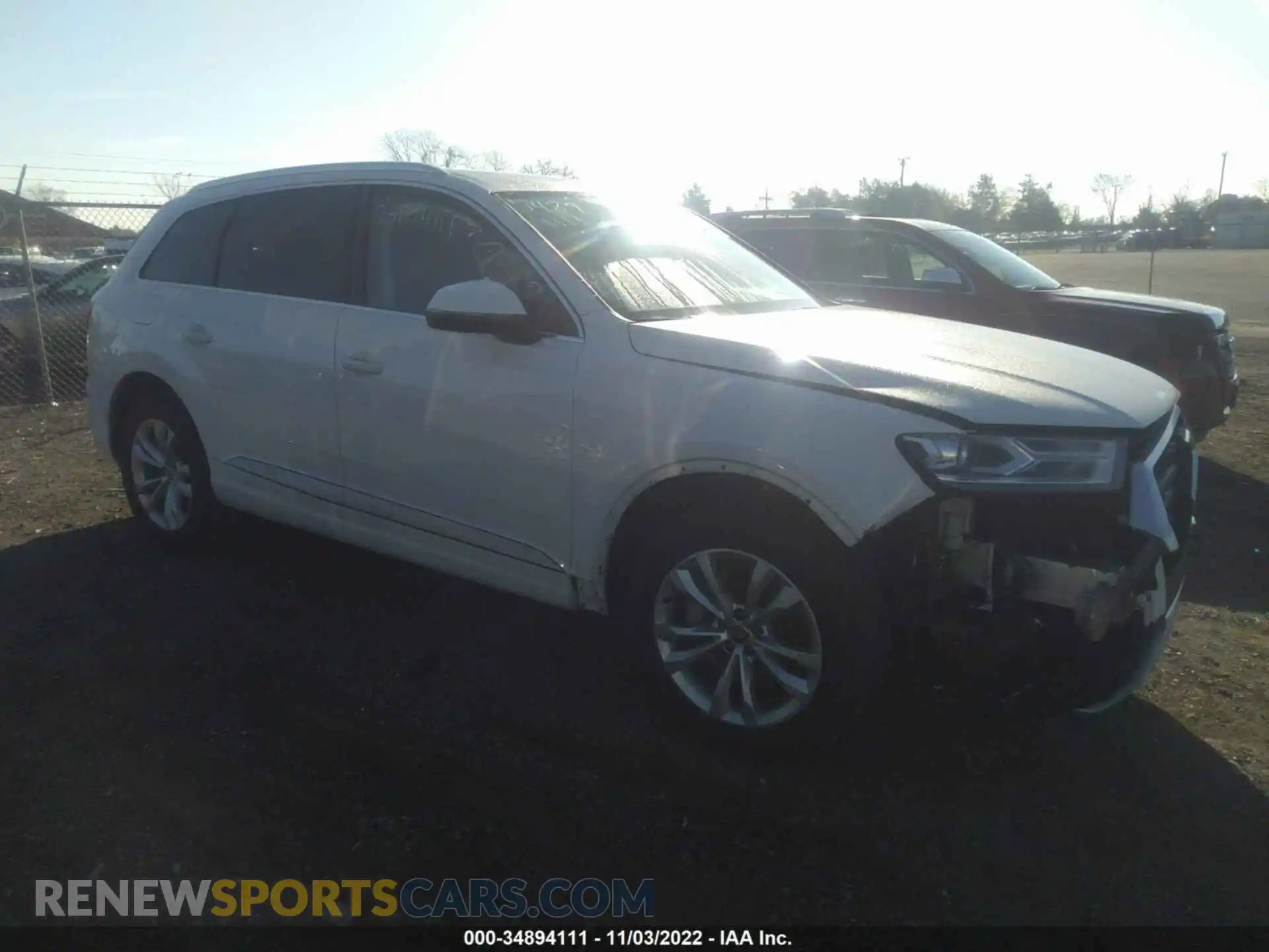 1 Photograph of a damaged car WA1AHAF70KD016356 AUDI Q7 2019