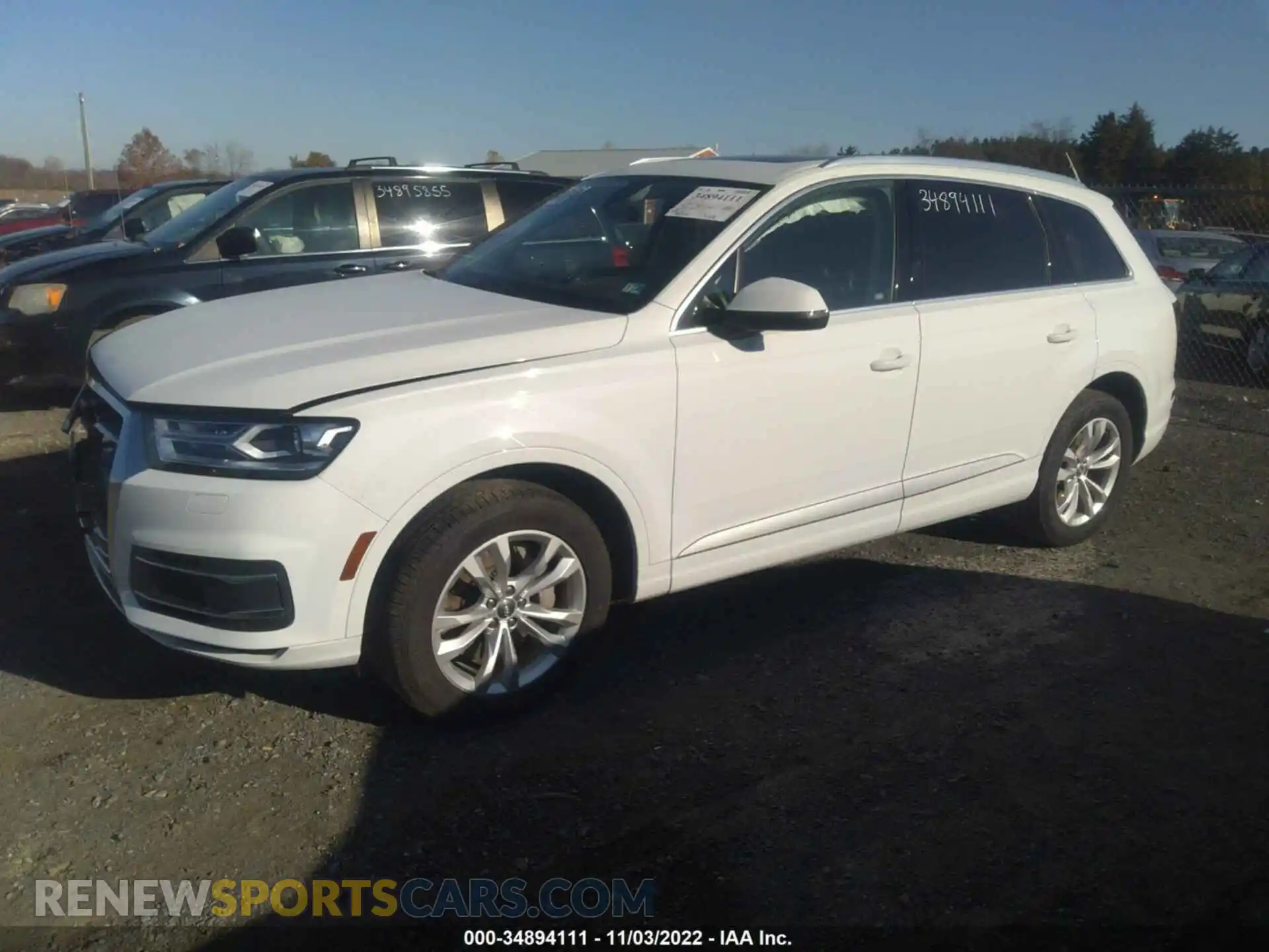 2 Photograph of a damaged car WA1AHAF70KD016356 AUDI Q7 2019