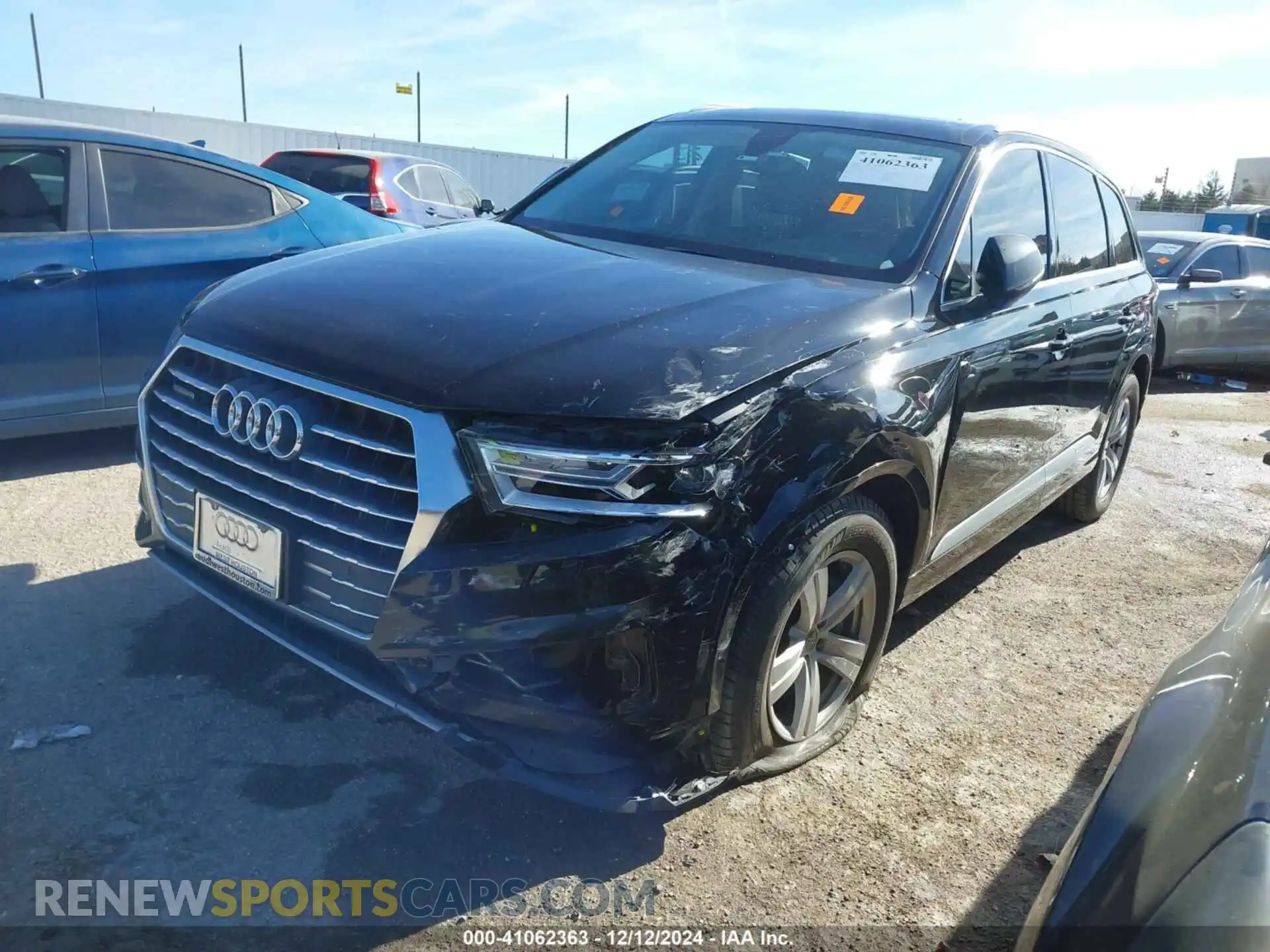 2 Photograph of a damaged car WA1AHAF70KD020603 AUDI Q7 2019