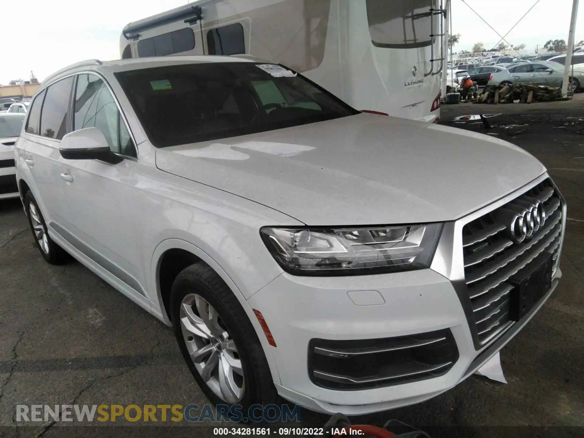 1 Photograph of a damaged car WA1AHAF70KD047509 AUDI Q7 2019