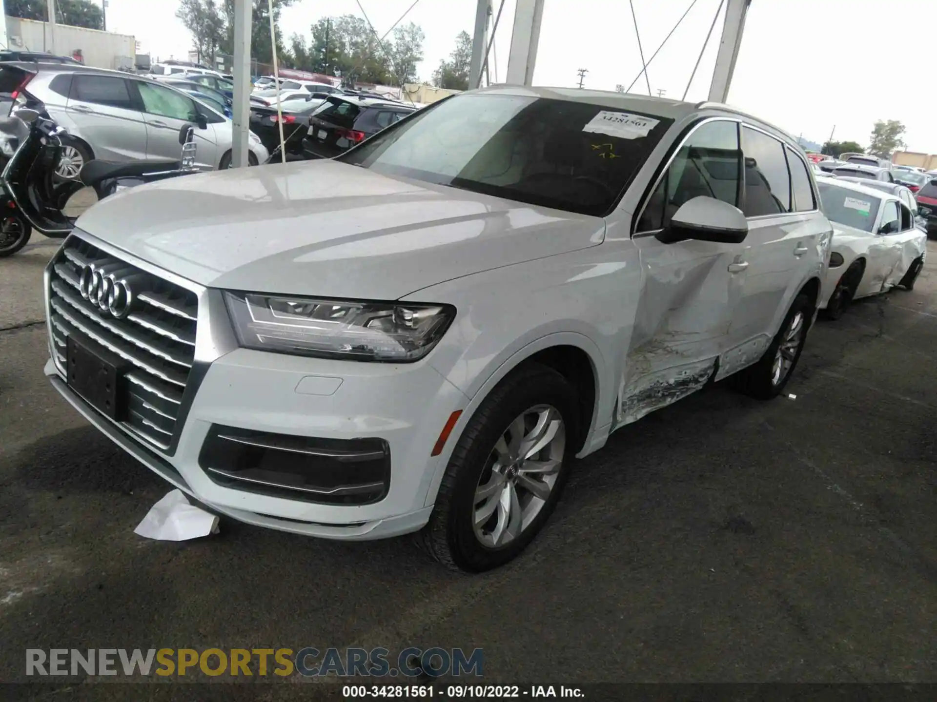 2 Photograph of a damaged car WA1AHAF70KD047509 AUDI Q7 2019