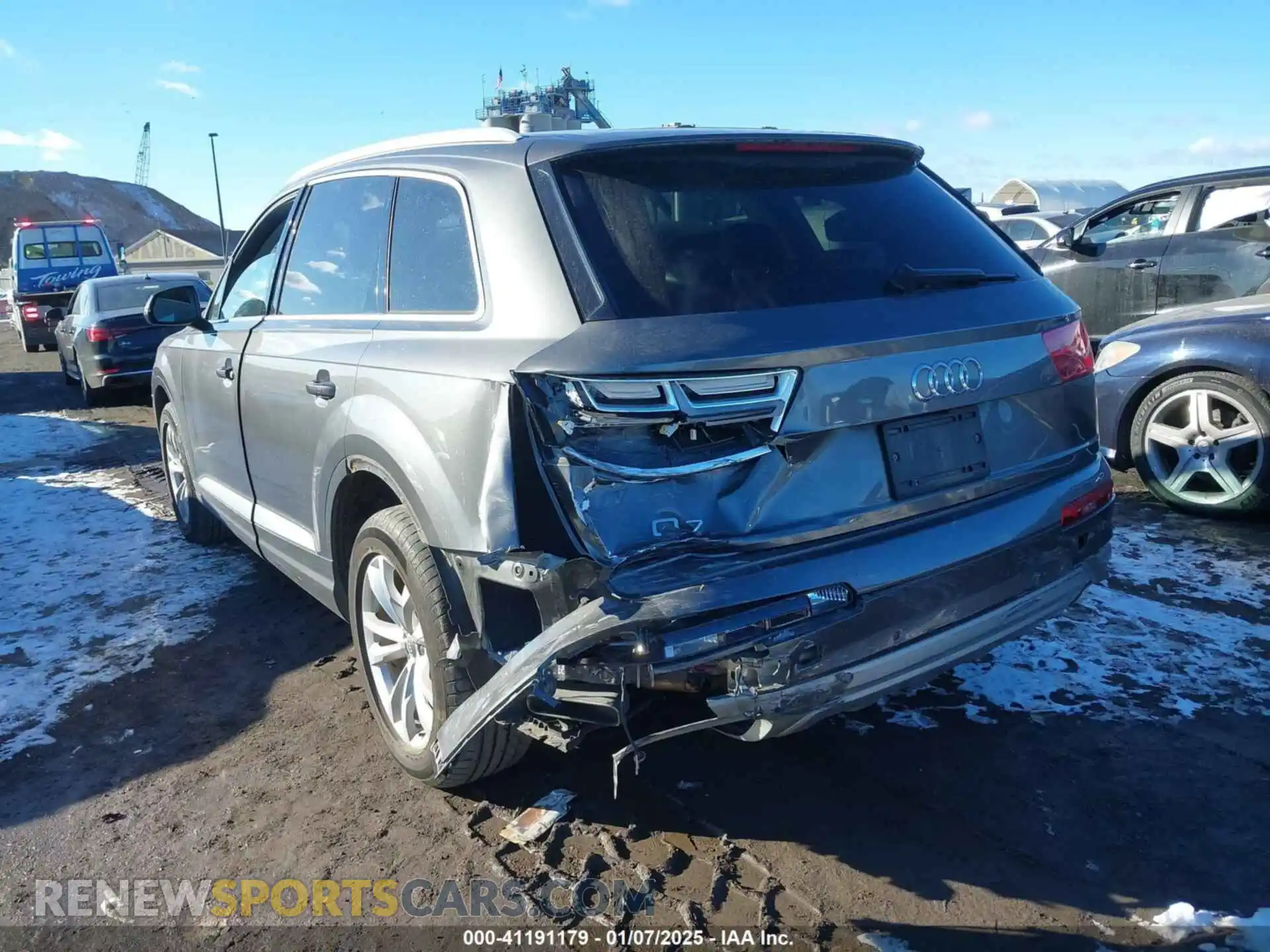 3 fotografías del automóvil dañado WA1AHAF72KD016715 AUDI Q7 2019