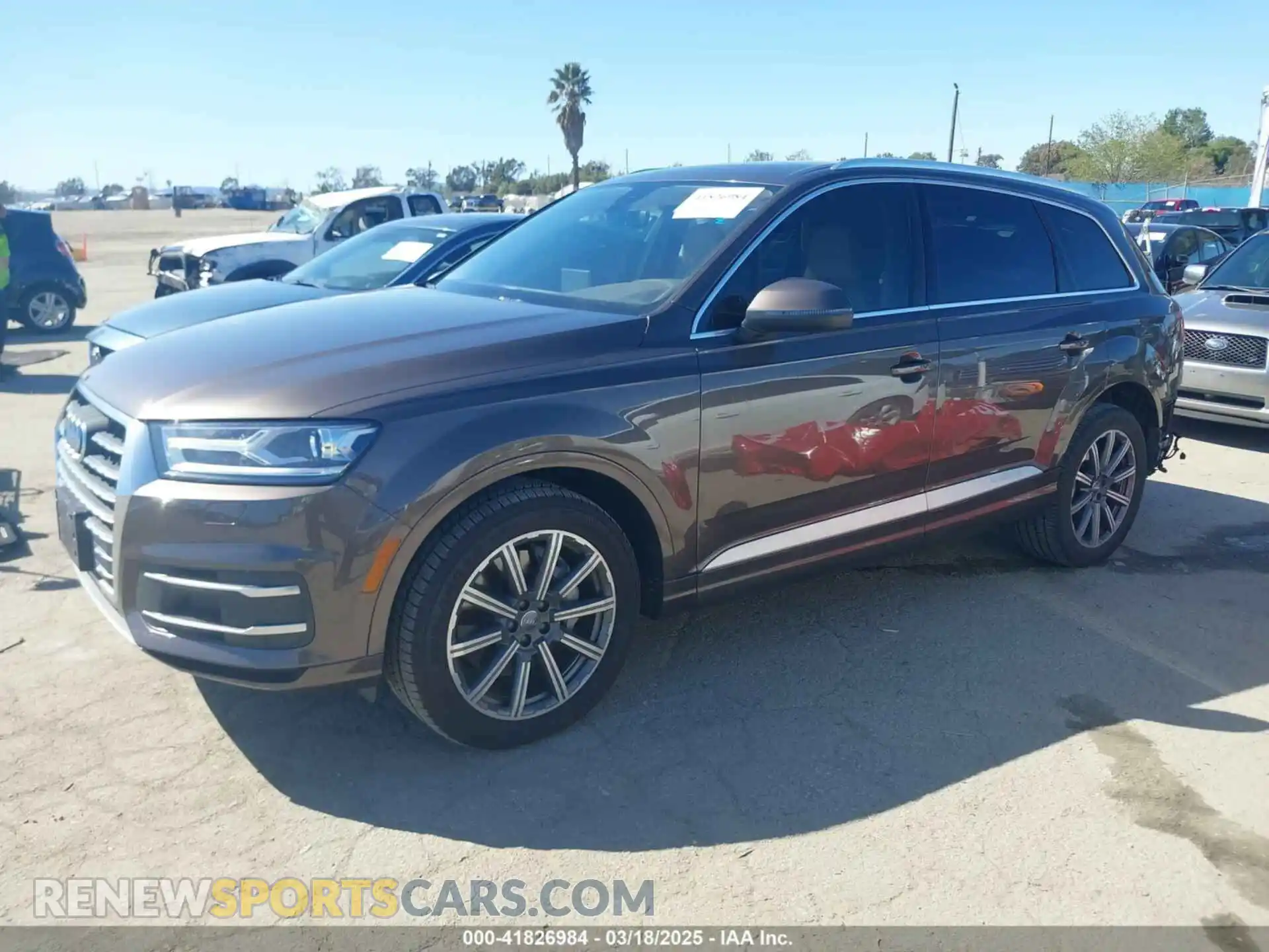2 fotografías del automóvil dañado WA1AHAF72KD027732 AUDI Q7 2019