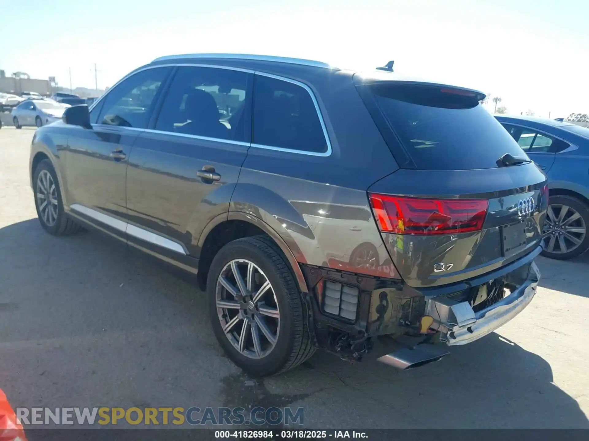 3 fotografías del automóvil dañado WA1AHAF72KD027732 AUDI Q7 2019